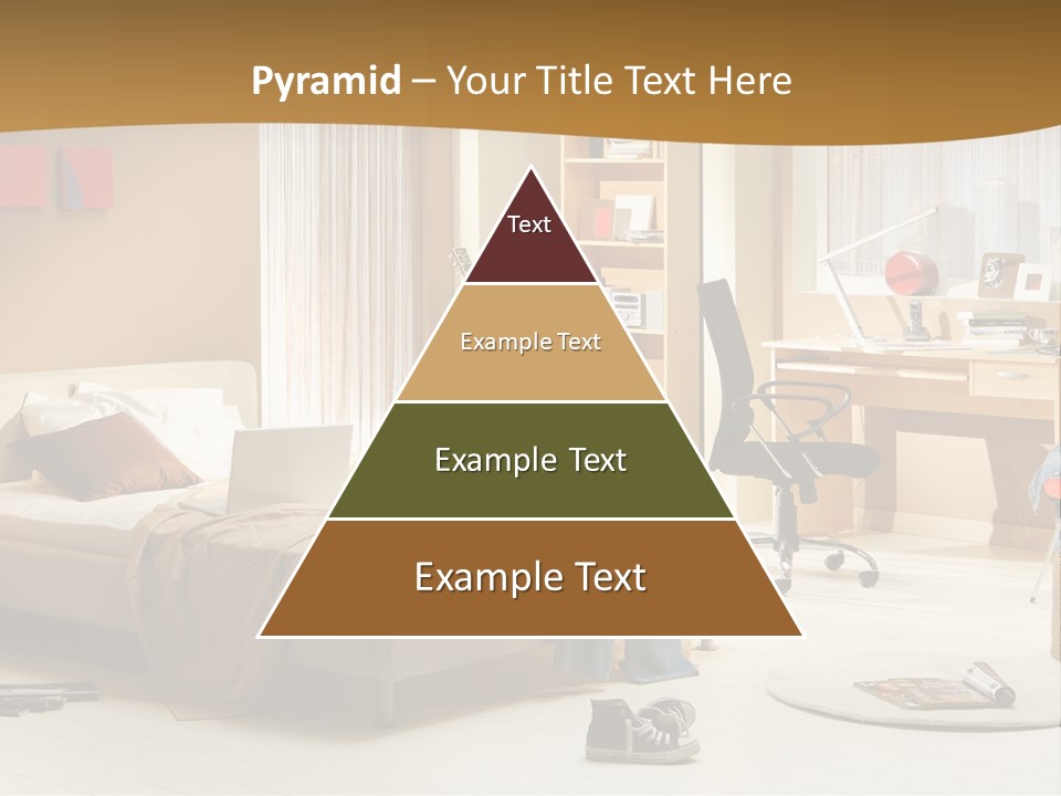 Clock Bed Young PowerPoint Template