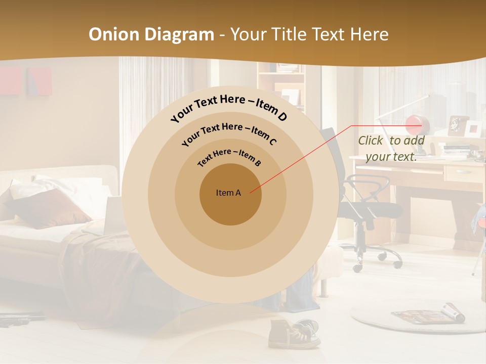 Clock Bed Young PowerPoint Template