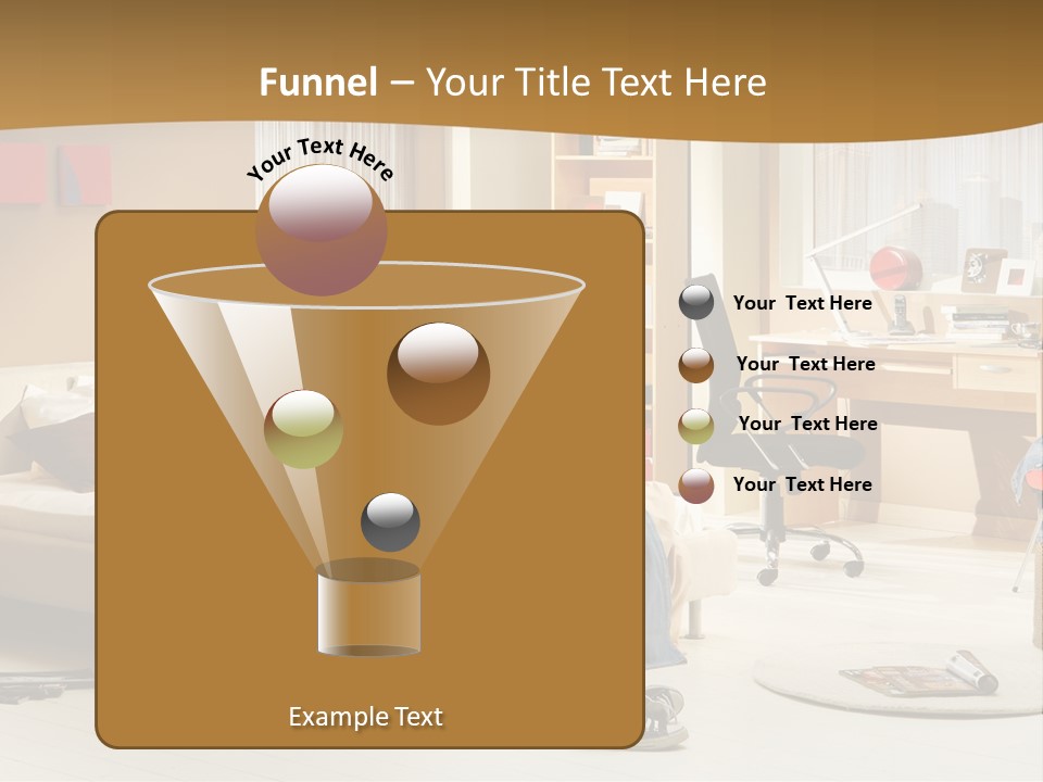 Clock Bed Young PowerPoint Template