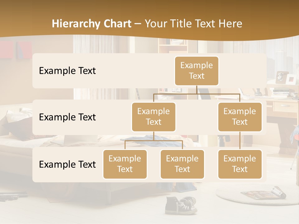 Clock Bed Young PowerPoint Template