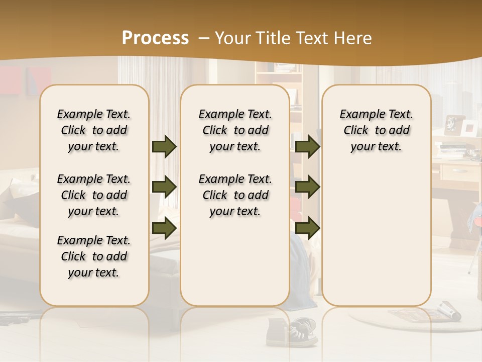 Clock Bed Young PowerPoint Template