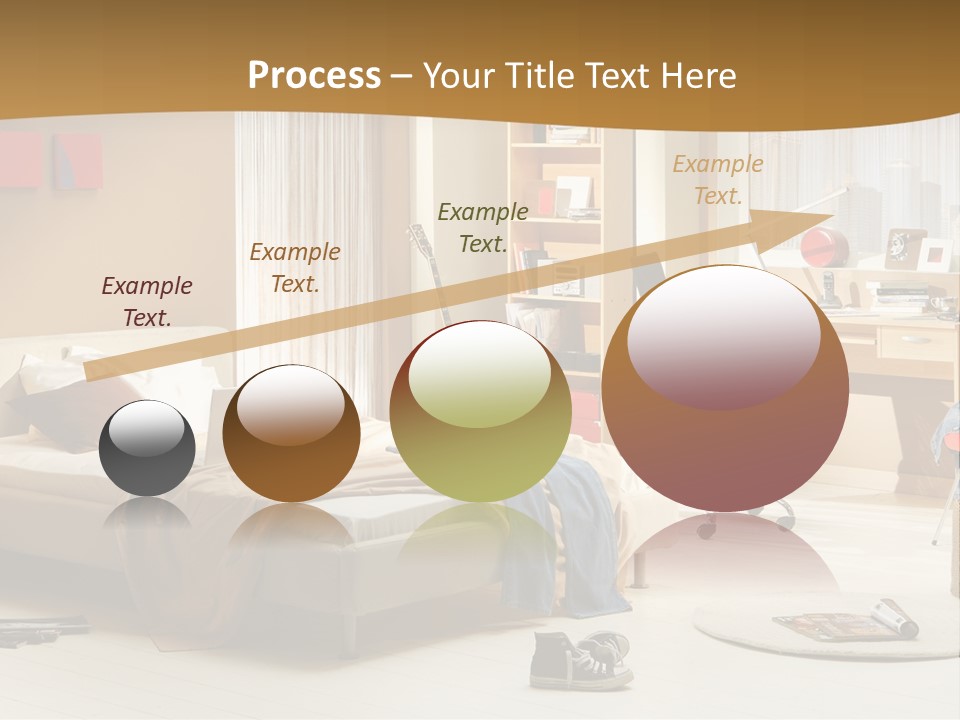 Clock Bed Young PowerPoint Template