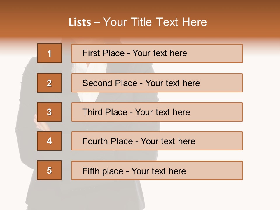 Body Tail Glamour PowerPoint Template