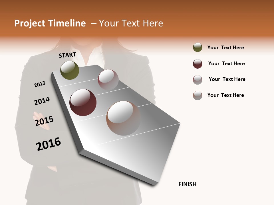 Body Tail Glamour PowerPoint Template