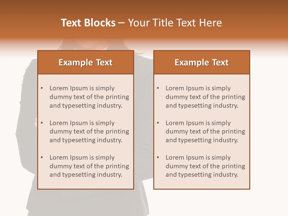 Body Tail Glamour PowerPoint Template