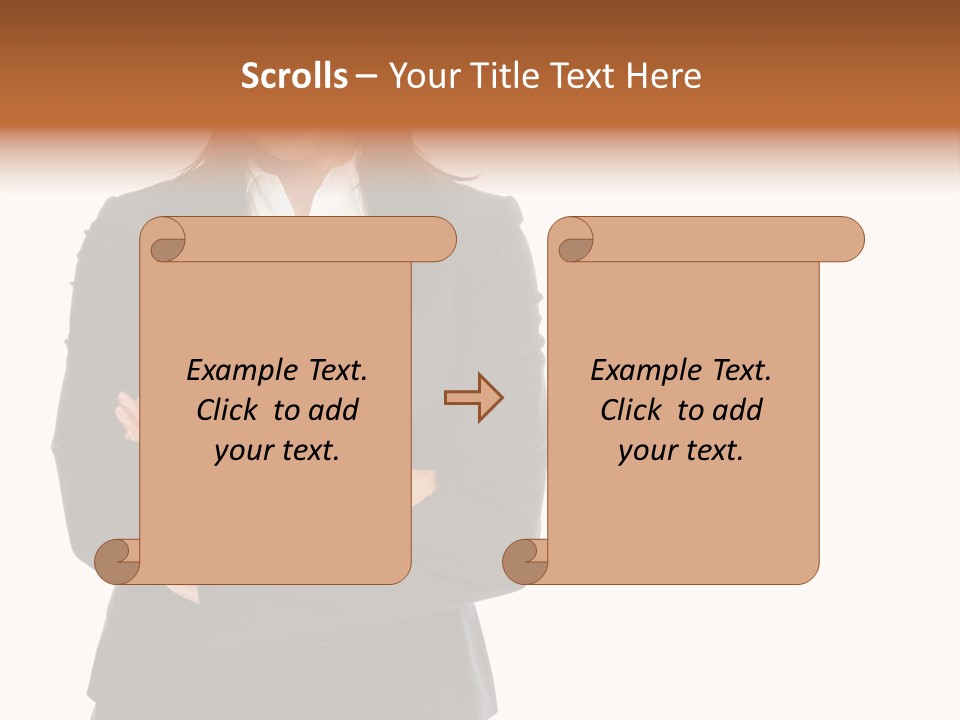 Body Tail Glamour PowerPoint Template
