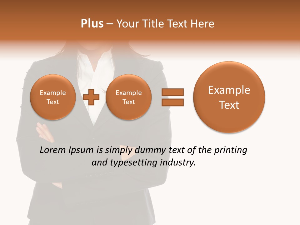 Body Tail Glamour PowerPoint Template