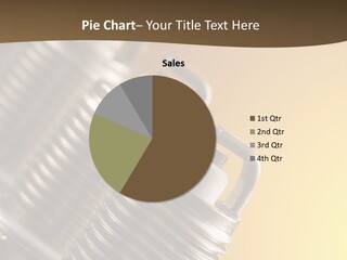 A Group Of Metal Pipes With A Yellow Background PowerPoint Template