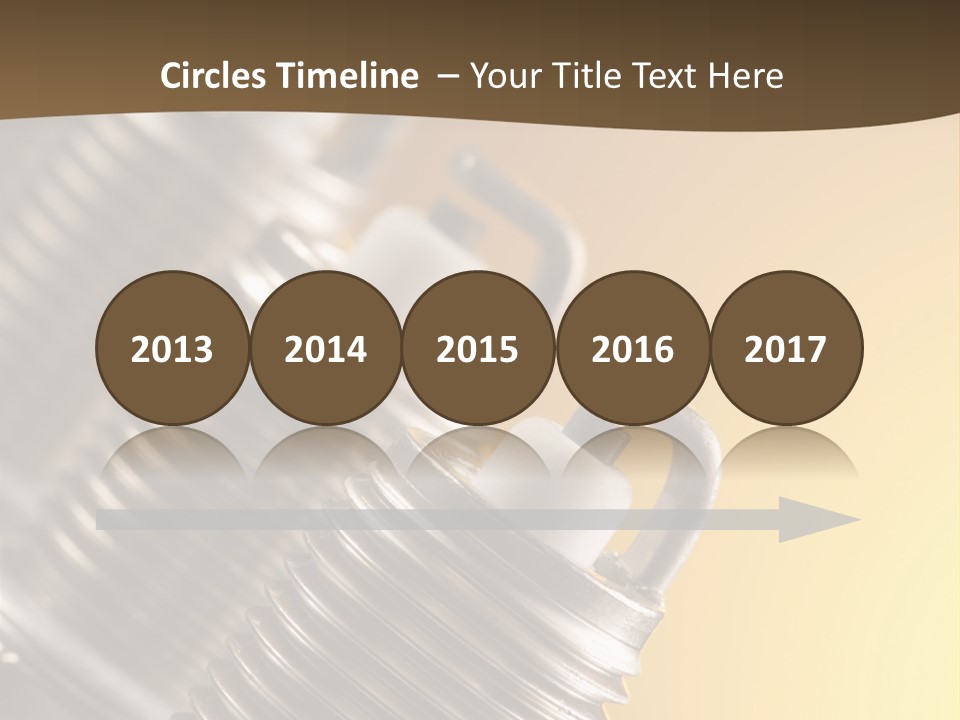 A Group Of Metal Pipes With A Yellow Background PowerPoint Template