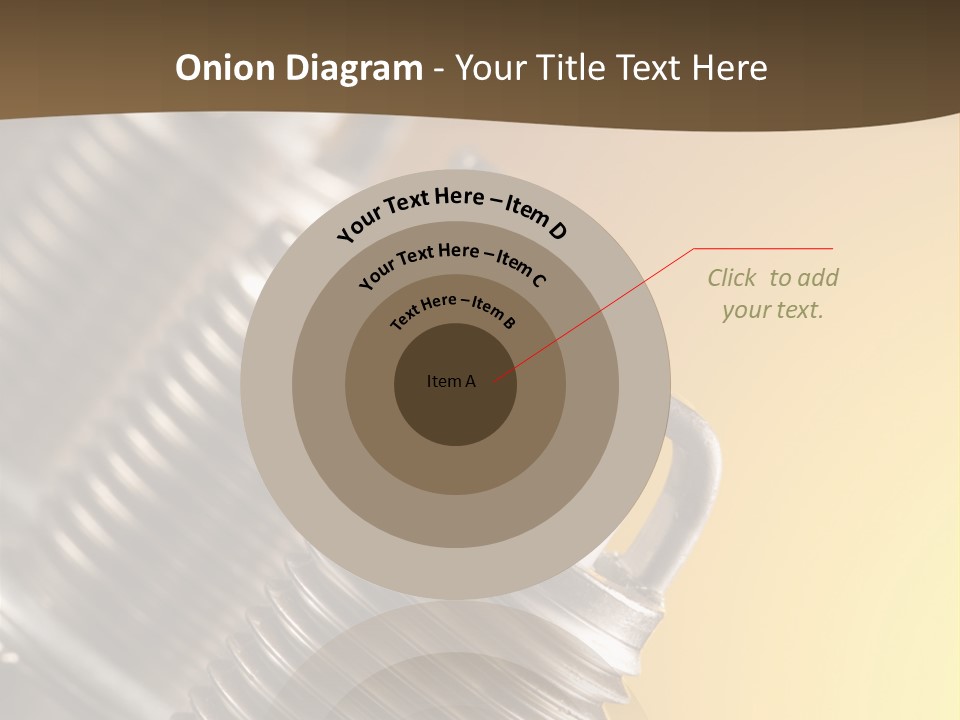 A Group Of Metal Pipes With A Yellow Background PowerPoint Template