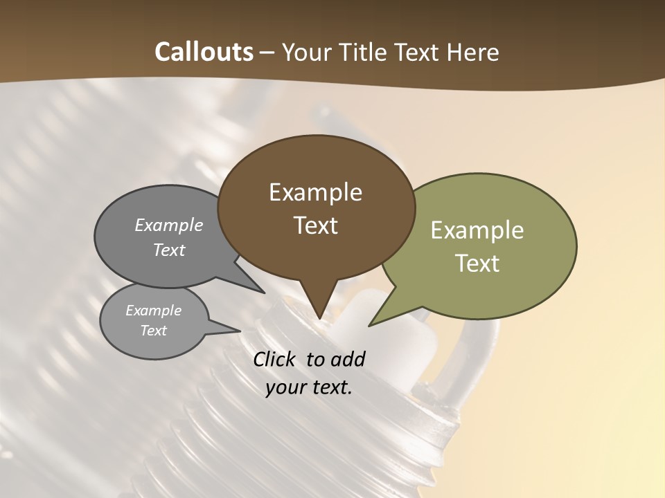 A Group Of Metal Pipes With A Yellow Background PowerPoint Template
