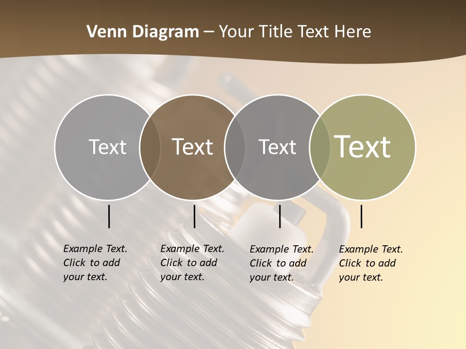 A Group Of Metal Pipes With A Yellow Background PowerPoint Template