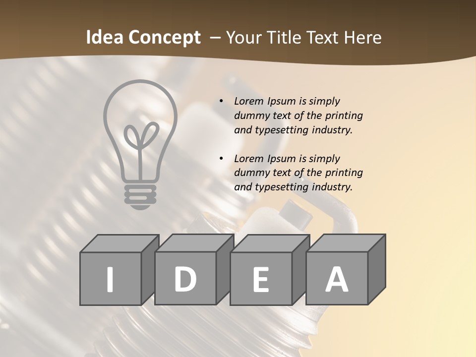 A Group Of Metal Pipes With A Yellow Background PowerPoint Template