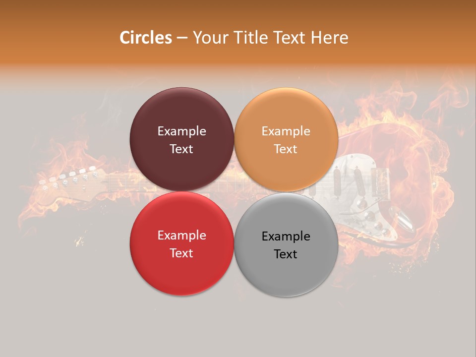 Roll Smoke Artistic PowerPoint Template