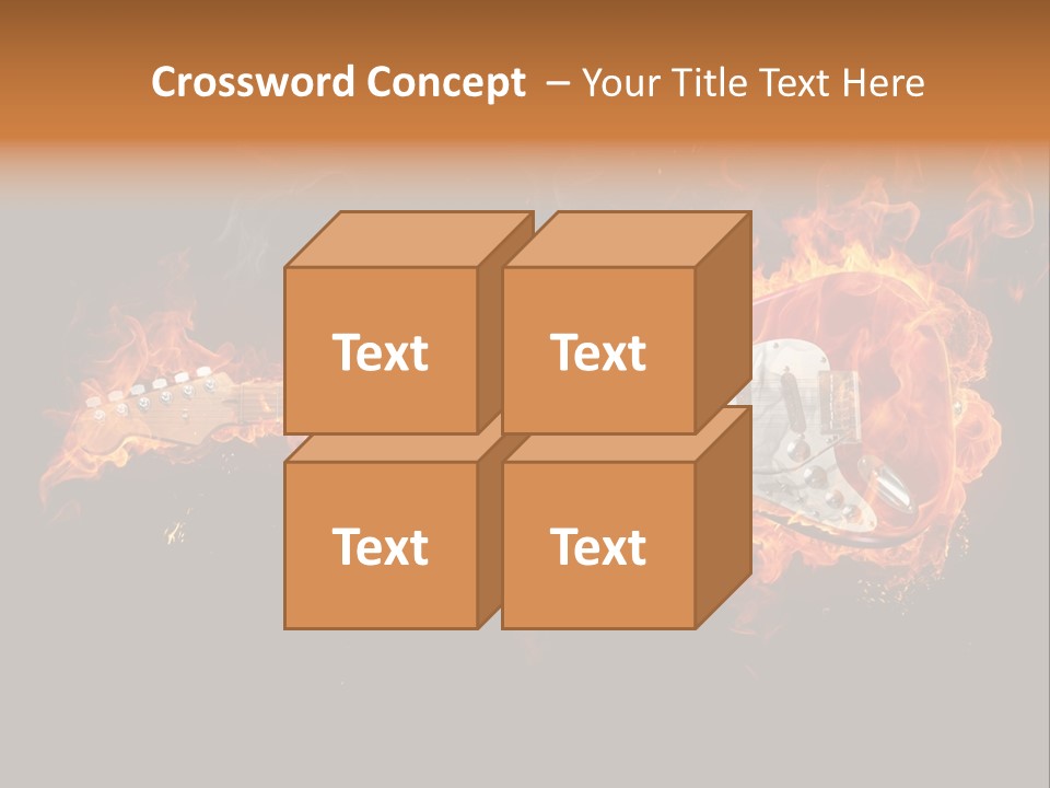 Roll Smoke Artistic PowerPoint Template