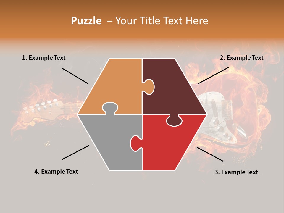 Roll Smoke Artistic PowerPoint Template