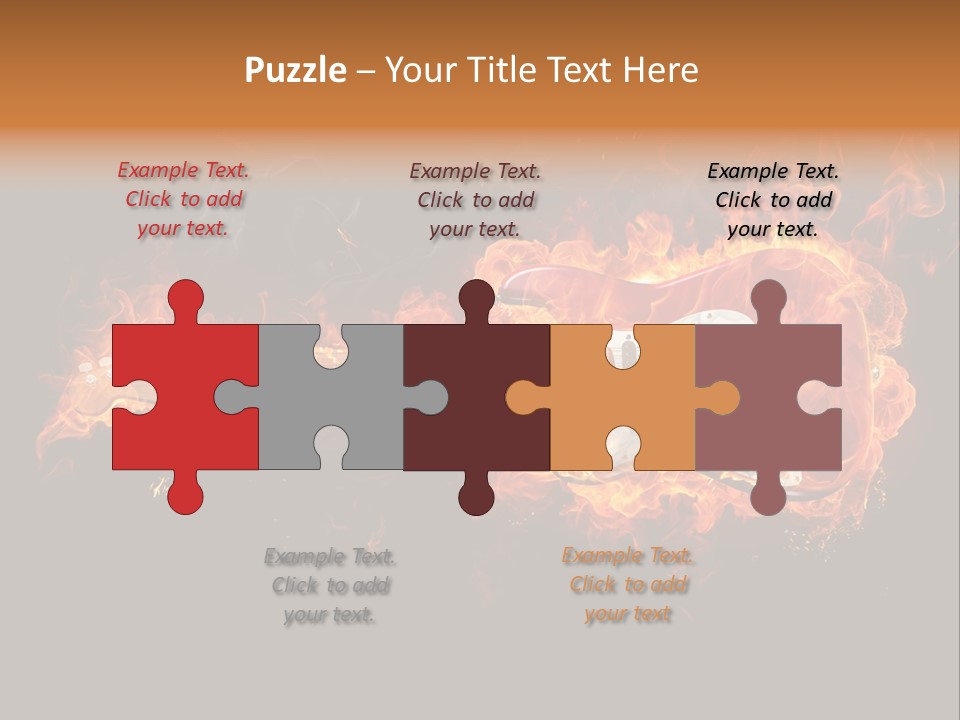 Roll Smoke Artistic PowerPoint Template