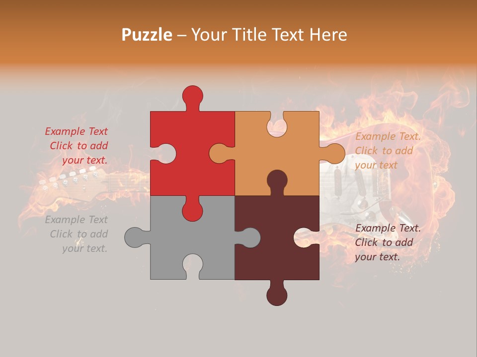 Roll Smoke Artistic PowerPoint Template