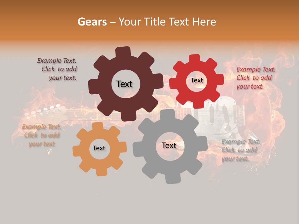 Roll Smoke Artistic PowerPoint Template