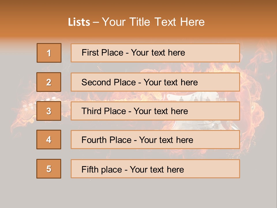 Roll Smoke Artistic PowerPoint Template