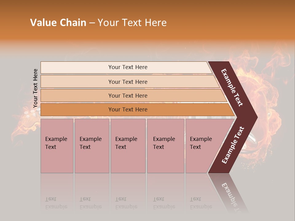 Roll Smoke Artistic PowerPoint Template