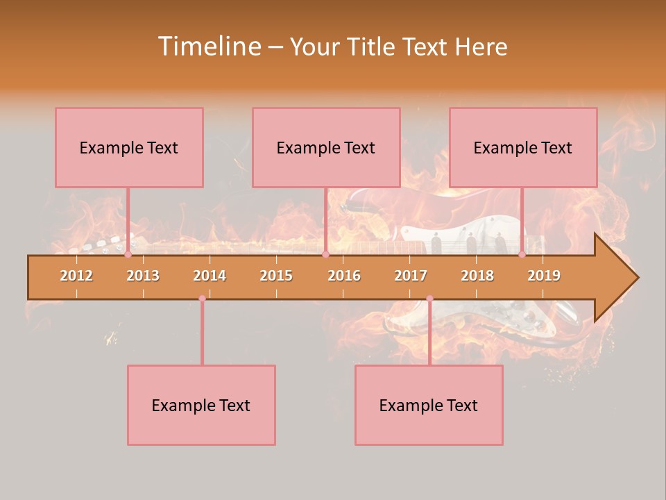 Roll Smoke Artistic PowerPoint Template