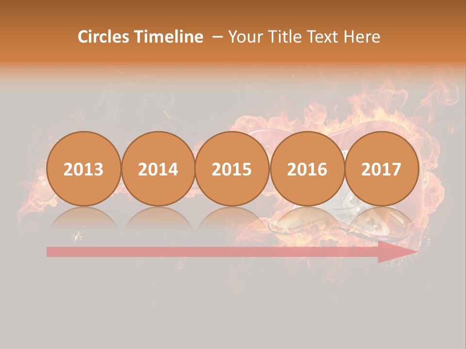 Roll Smoke Artistic PowerPoint Template