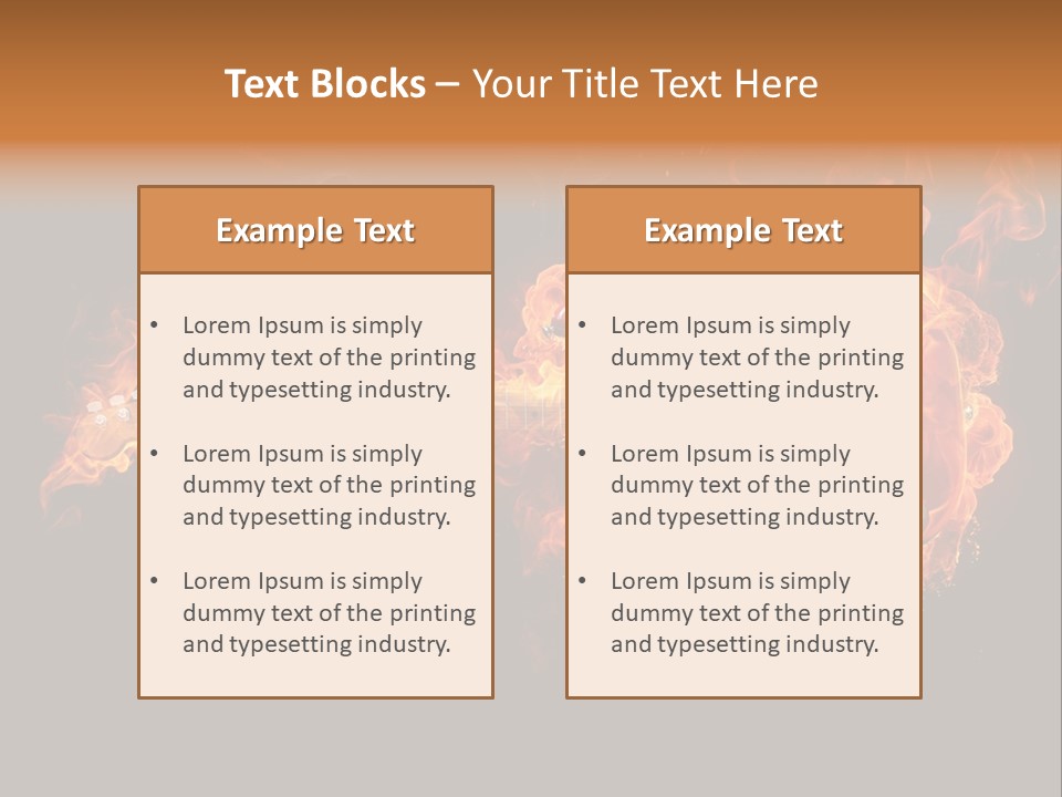 Roll Smoke Artistic PowerPoint Template