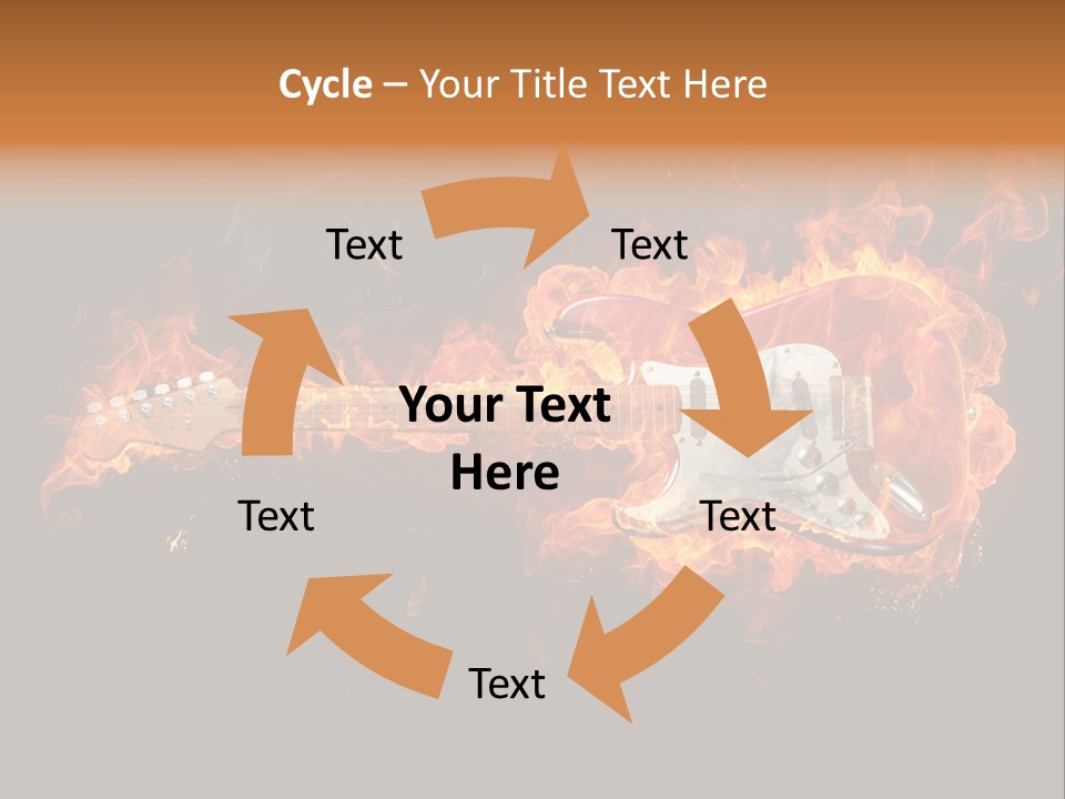 Roll Smoke Artistic PowerPoint Template