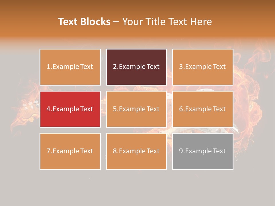 Roll Smoke Artistic PowerPoint Template