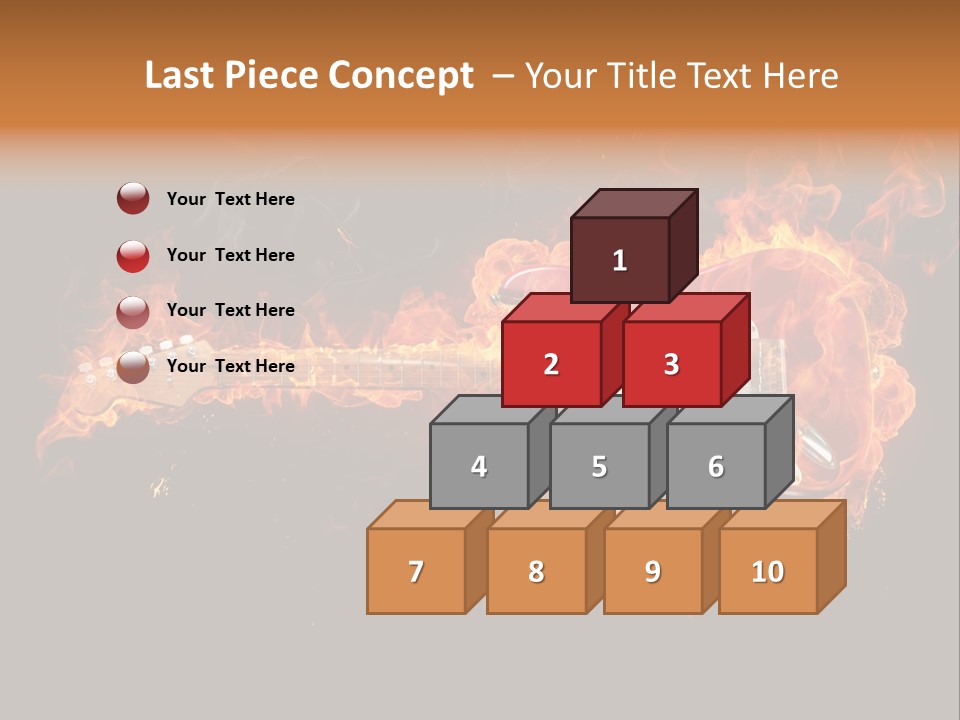 Roll Smoke Artistic PowerPoint Template