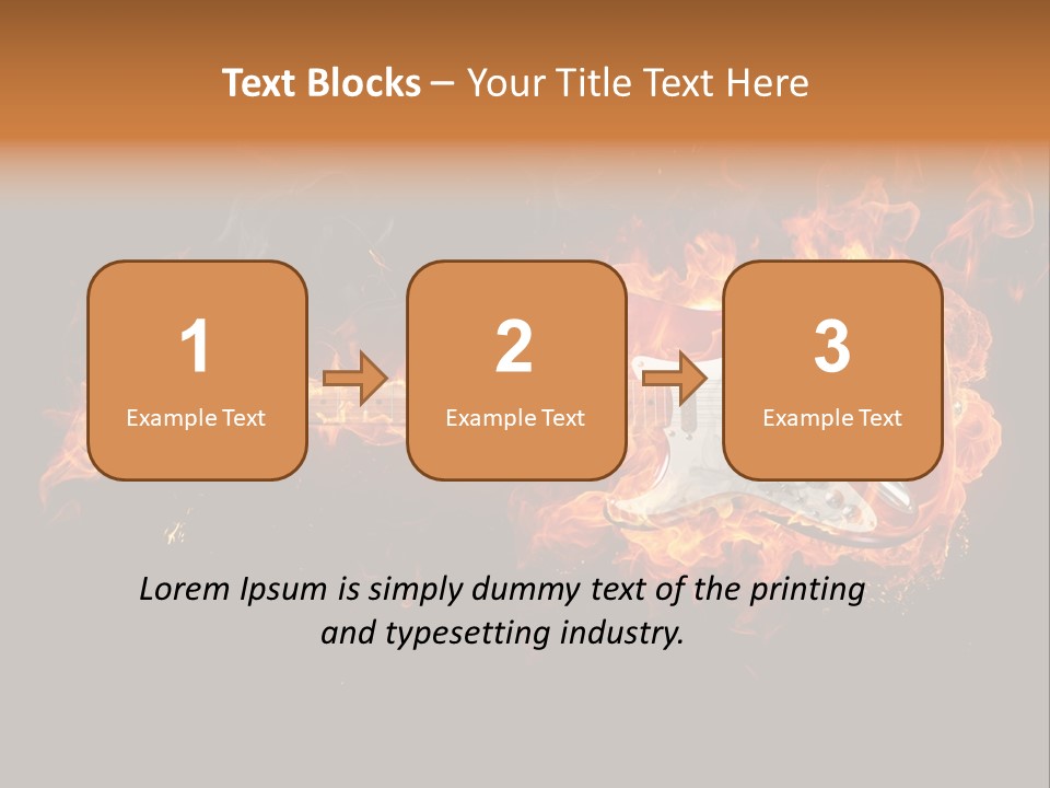 Roll Smoke Artistic PowerPoint Template