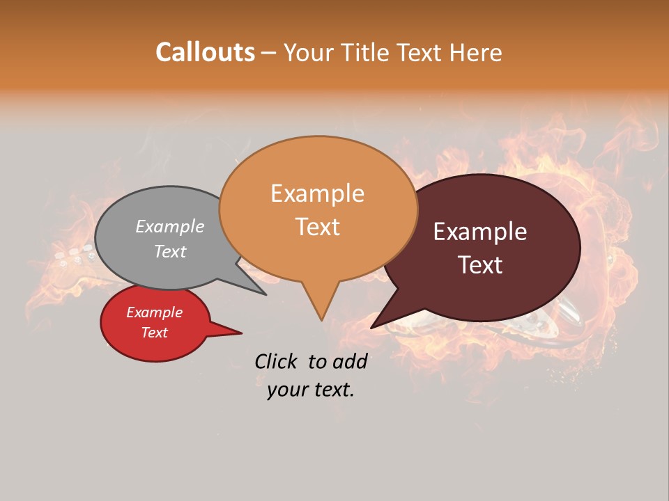 Roll Smoke Artistic PowerPoint Template