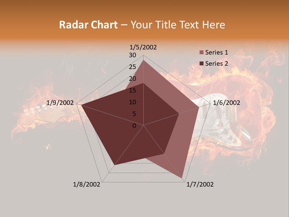 Roll Smoke Artistic PowerPoint Template