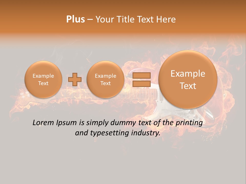 Roll Smoke Artistic PowerPoint Template