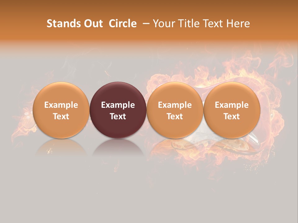 Roll Smoke Artistic PowerPoint Template