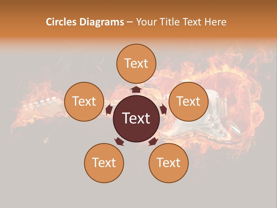 Roll Smoke Artistic PowerPoint Template