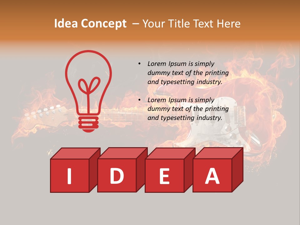 Roll Smoke Artistic PowerPoint Template