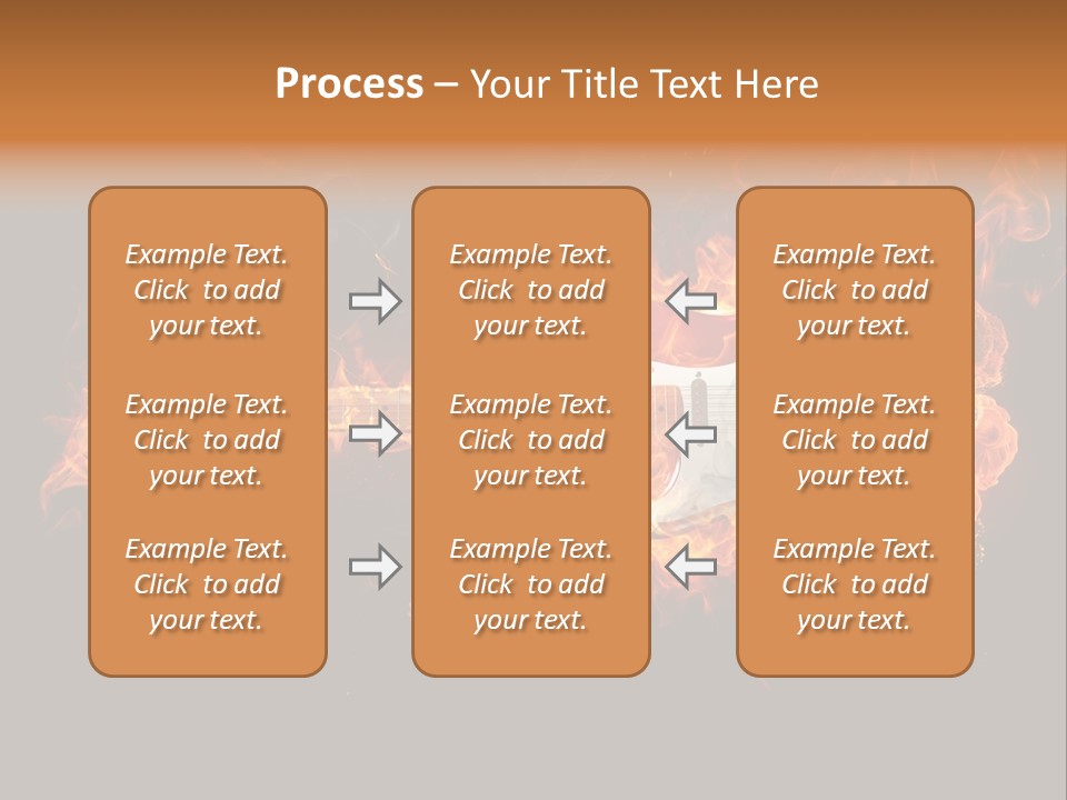 Roll Smoke Artistic PowerPoint Template