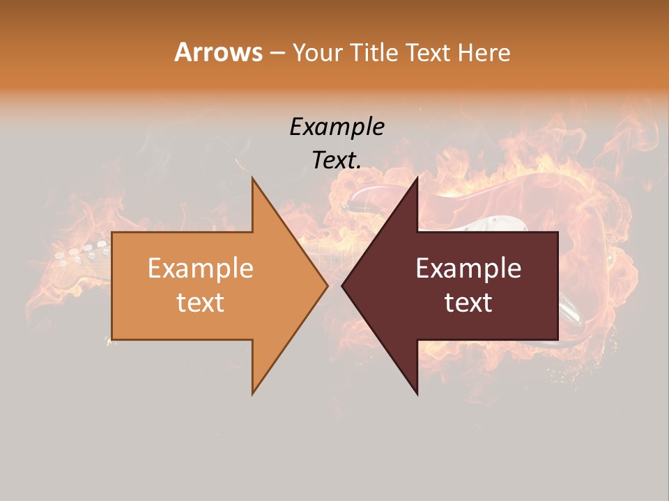 Roll Smoke Artistic PowerPoint Template
