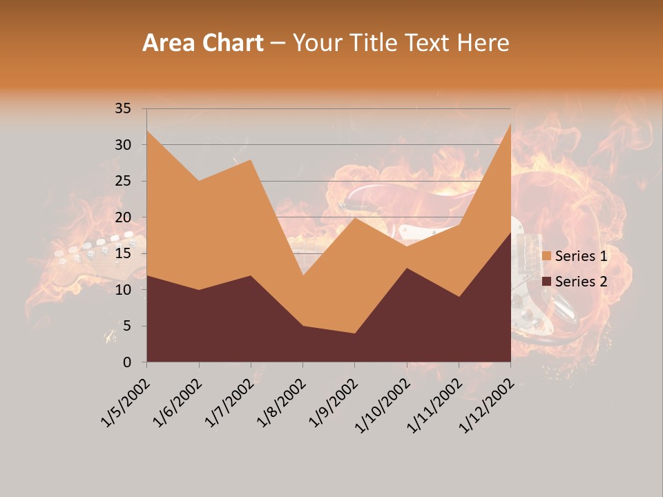 Roll Smoke Artistic PowerPoint Template