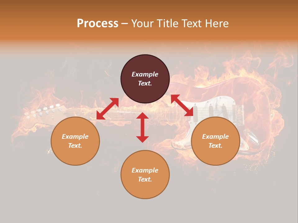 Roll Smoke Artistic PowerPoint Template