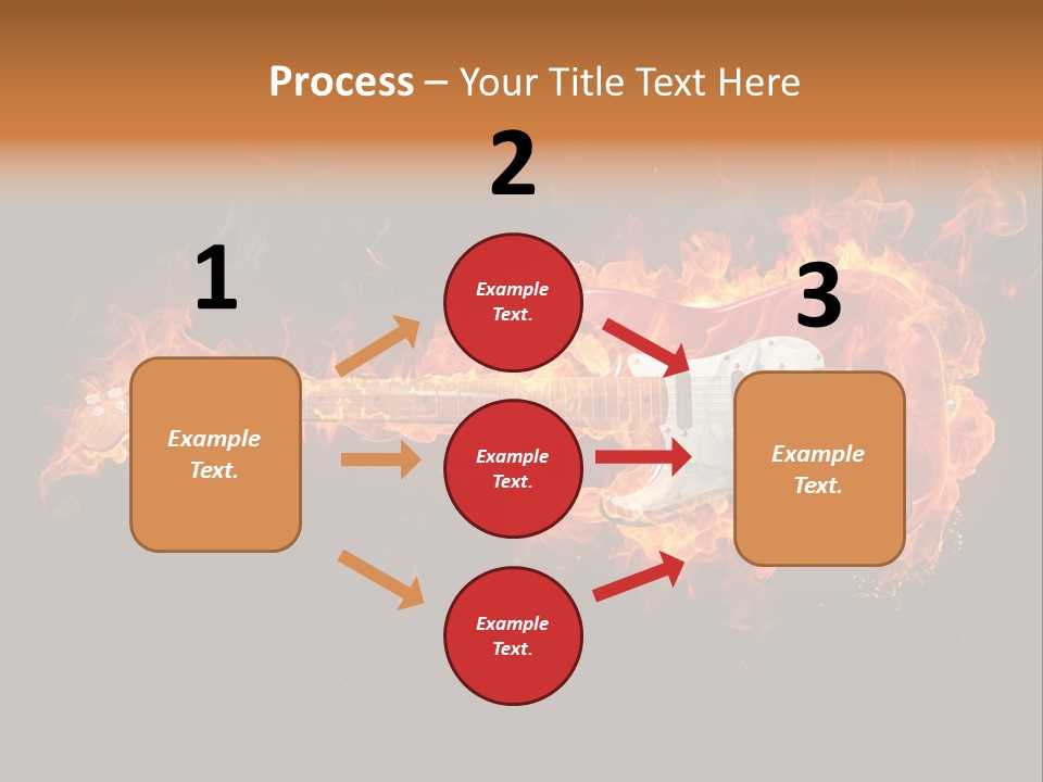 Roll Smoke Artistic PowerPoint Template