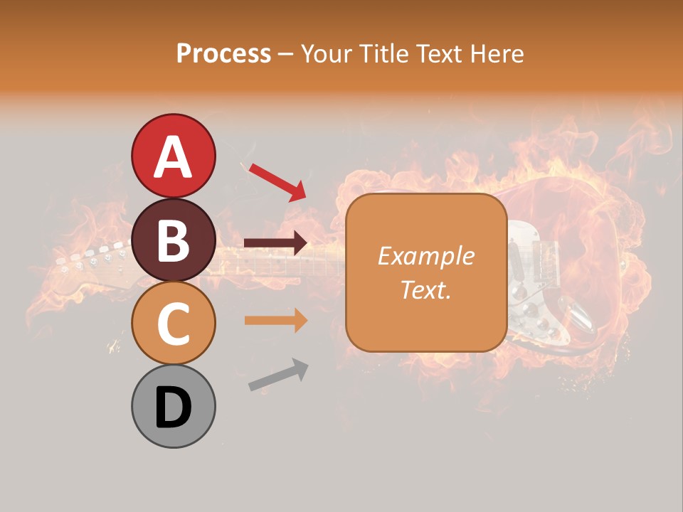 Roll Smoke Artistic PowerPoint Template