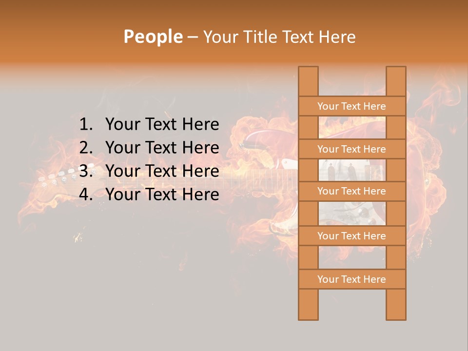 Roll Smoke Artistic PowerPoint Template