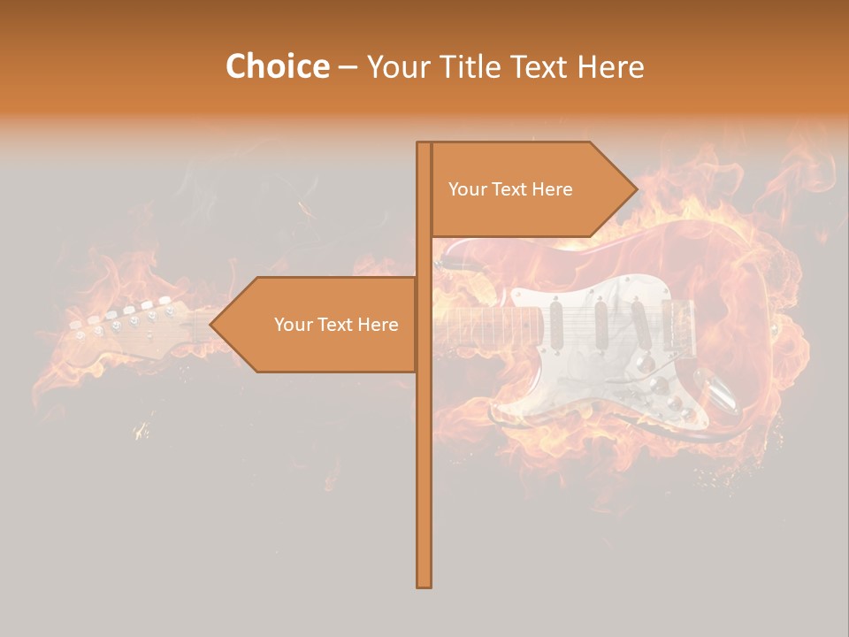 Roll Smoke Artistic PowerPoint Template