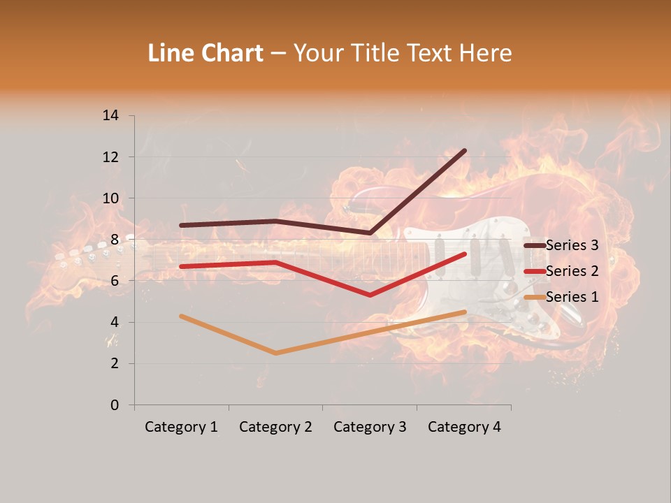 Roll Smoke Artistic PowerPoint Template