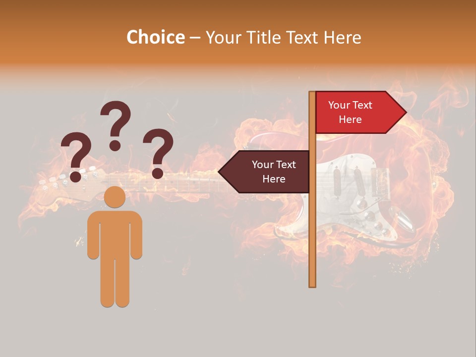 Roll Smoke Artistic PowerPoint Template