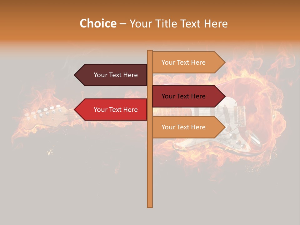 Roll Smoke Artistic PowerPoint Template