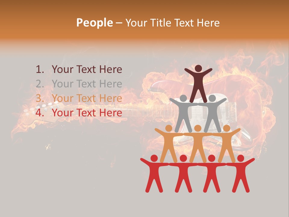 Roll Smoke Artistic PowerPoint Template